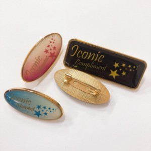 Button Badges with Pin Backing